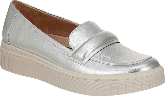Women's Geneva Closed Round Toe Platform Penny Loafers