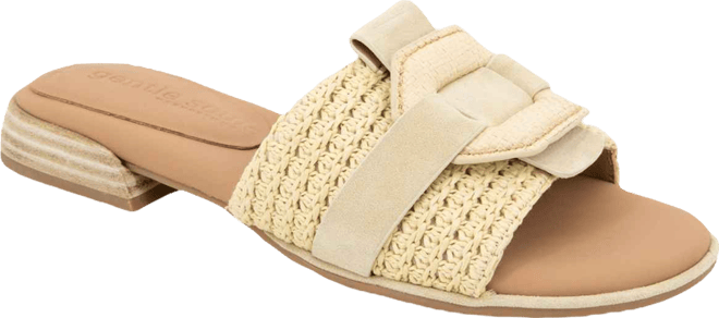 Women's Hudson Mixed-Media Flat Sandals