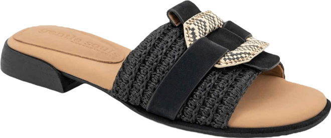 Women's Hudson Mixed-Media Flat Sandals