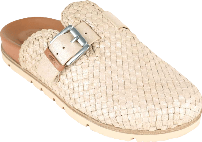 Women's Brantley Woven Buckled Clogs