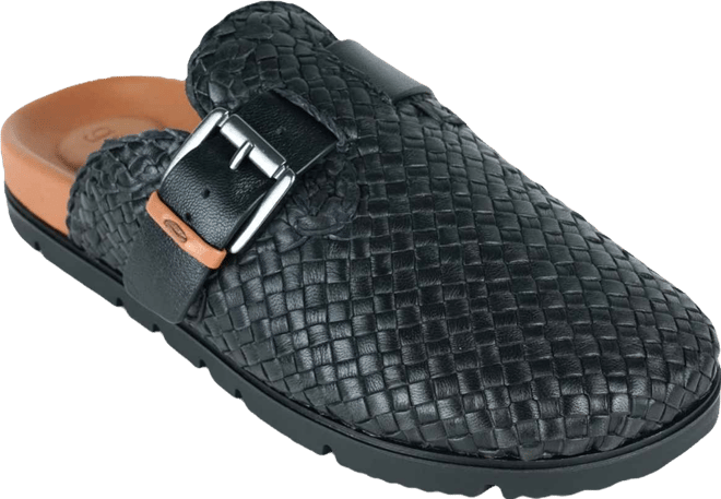 Women's Brantley Woven Buckled Clogs
