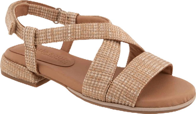 Women's Heather Crisscross Flat Sandals