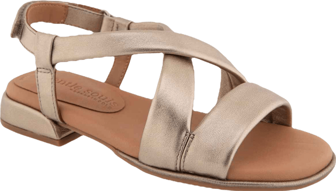 Women's Heather Crisscross Flat Sandals