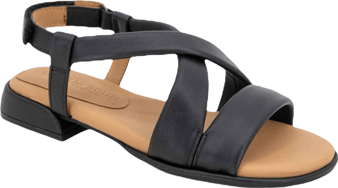 Women's Heather Crisscross Flat Sandals