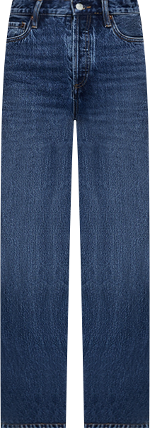 Manhattan High Rise Straight Ankle Jeans