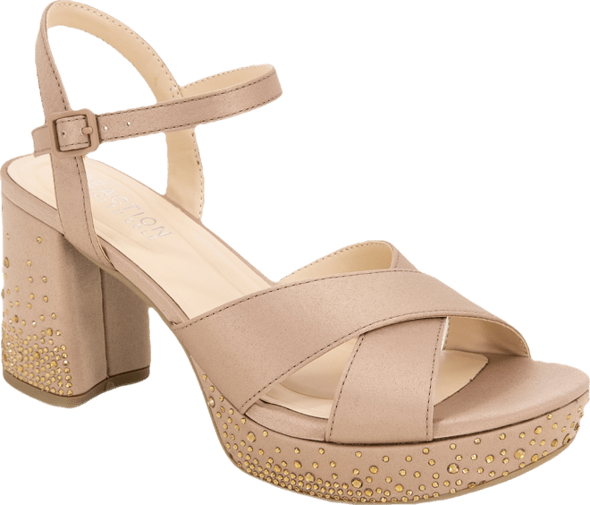 Kenneth Cole Reaction Women's Reeva Silk Platform Sandals - Macy's