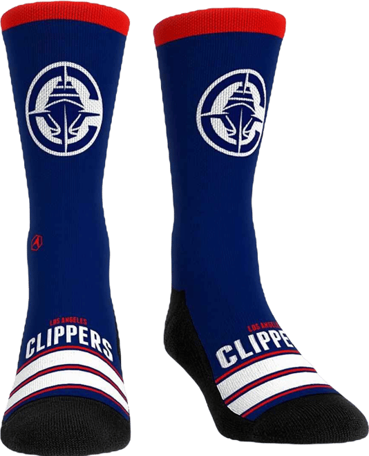 Men's and Women's La Clippers Gametime Stripe&nbsp;Crew Socks