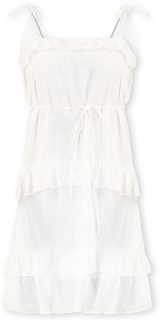 Women's Clip-Dot Tie-Strap Midi Dress