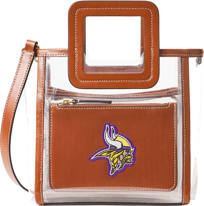 Women's Minnesota Vikings Clear Mini Shirley Bag