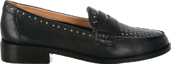 Raisa Stud Embellished Penny Loafers Women