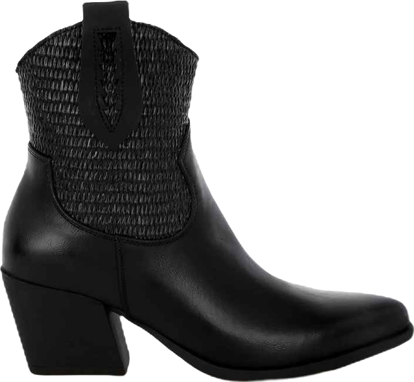 Big Mood Raffia & Faux Leather Cowboy Boots Women