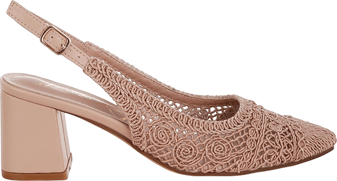 Tolina Woven Design Slingback Sandals Women