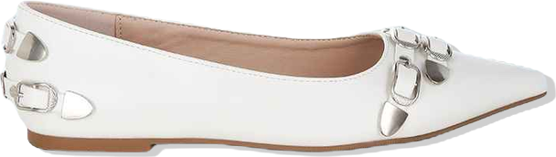 Golini Belt Buckle Detail Ballerinas Women