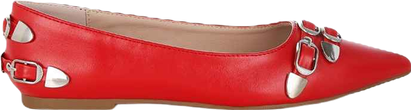 Golini Belt Buckle Detail Ballerinas Women