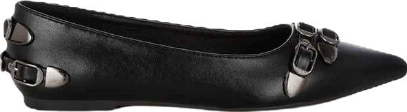 Golini Belt Buckle Detail Ballerinas Women