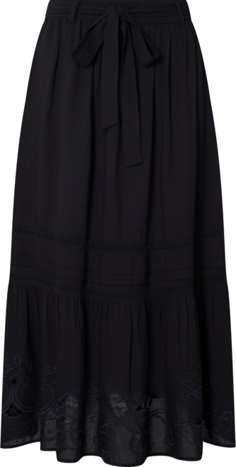 Women's Floral Printed Avery Midi Skirt in Adobe Floral