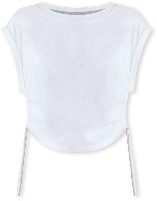 Women's Ruched Cropped Tank Top