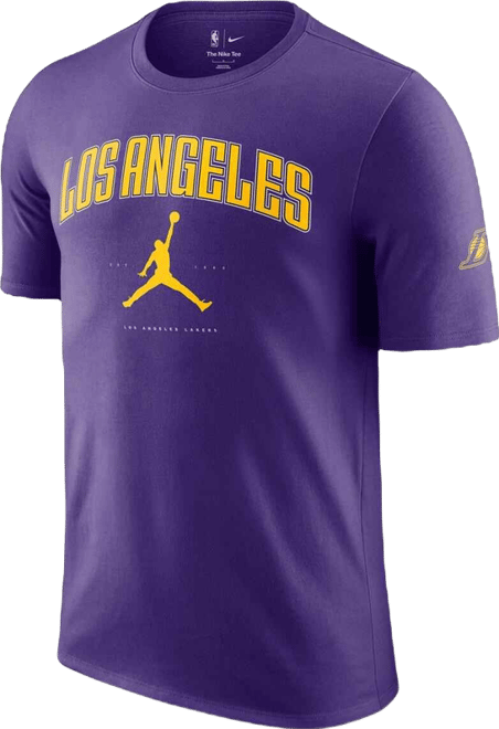 Men's and Women's Purple Los Angeles Lakers Essential Cities T-Shirt