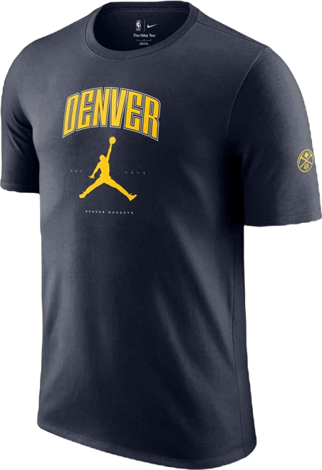 Men's and Women's Navy Denver Nuggets Essential Cities T-Shirt