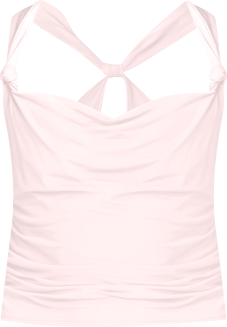 Women's Liza Knotted Cowl Neck Top