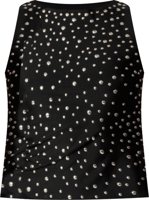 Womens Alexandra Studded Top