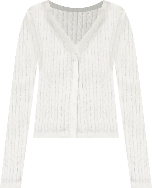 Womens Odelia Cable Knit Cardigan