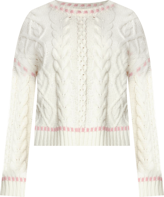 Womens Eleni Cable Knit Sweater