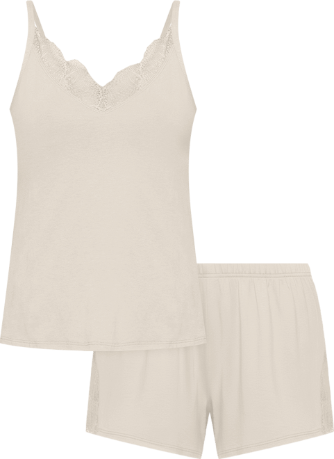 Women's Desiree Short Sleeve Pajama Camisole and Short Set