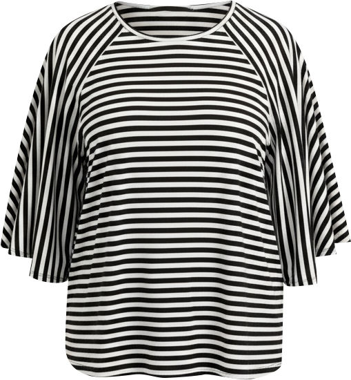 June + Vie Women's June + Vie Flared Raglan Sleeve Breton Tee