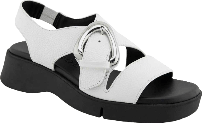 Women's Fez Round Toe Flatform Sandals