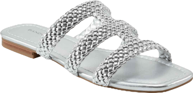 Women's Sumer Woven Caged Flat Slide Sandals