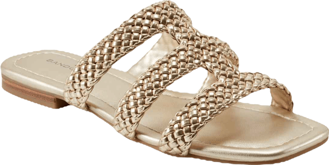 Women's Sumer Woven Caged Flat Slide Sandals