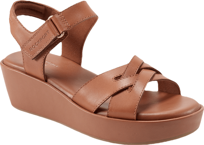 Women's Amira Strappy Open Toe Casual Wedge Sandals