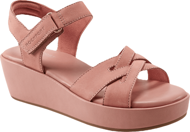 Women's Amira Strappy Open Toe Casual Wedge Sandals
