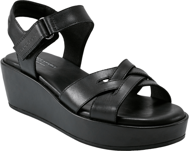 Women's Amira Strappy Open Toe Casual Wedge Sandals