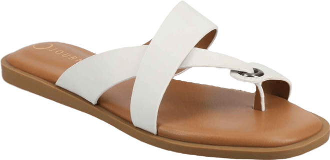 Women's Prizzie Toe Ring Strappy Flat Sandals