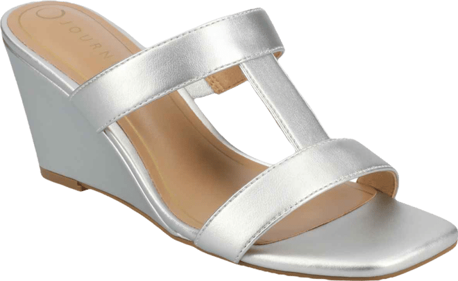 Women's Clodie T Strap Dress Wedge Sandals