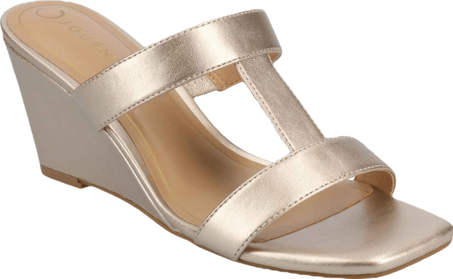 Women's Clodie T Strap Dress Wedge Sandals