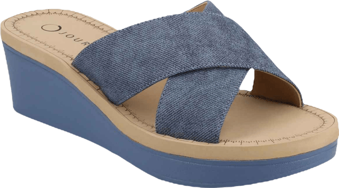 Women's Biara Crisscross Platform Wedge Sandals