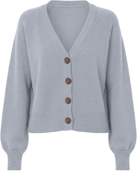 Women s Cotton Greta Cardigan in Forest Green