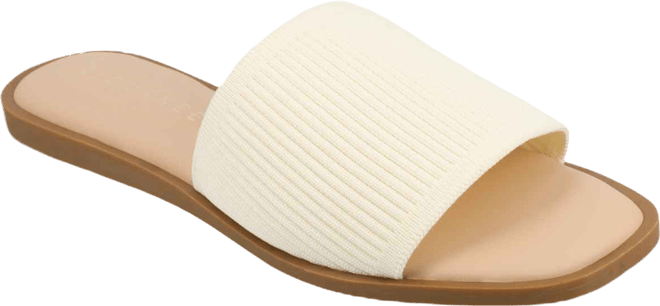 Women's Prisilla Single Band Slide Flat Sandals