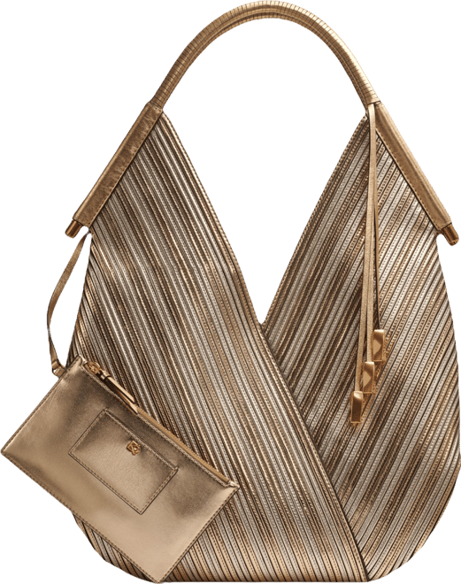 Baldwin Large Metallic Shoulder Bag