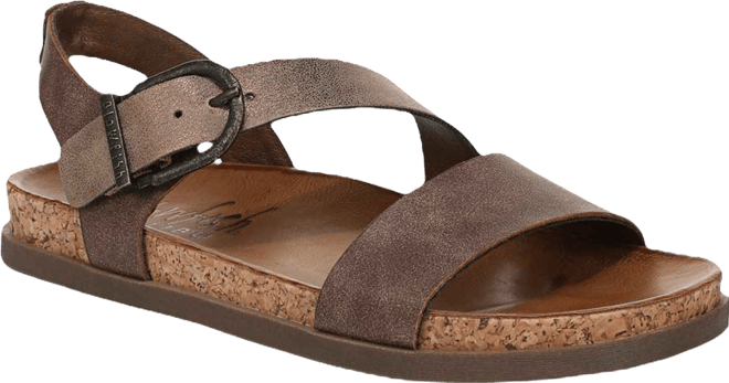 Women's Lance Strappy Open Round Toe Platform Sandals