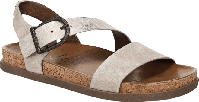 Women's Lance Strappy Open Round Toe Platform Sandals