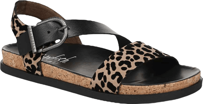 Women's Lance Strappy Open Round Toe Platform Sandals