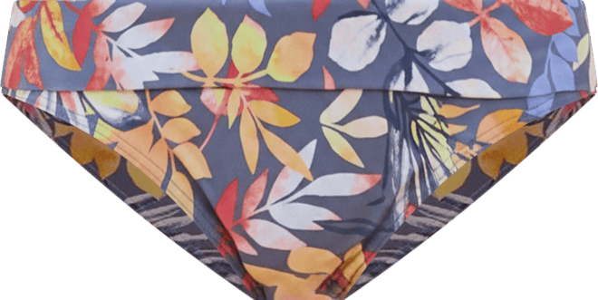 LASCANA Women's Hibiscus Print Underwire Bikini Swimsuit Top Bra