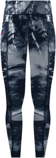 Women's Navy Buffalo Bills Serena Tie-Dye Leggings