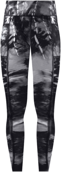 Women's Black Philadelphia Eagles Serena Tie-Dye Leggings
