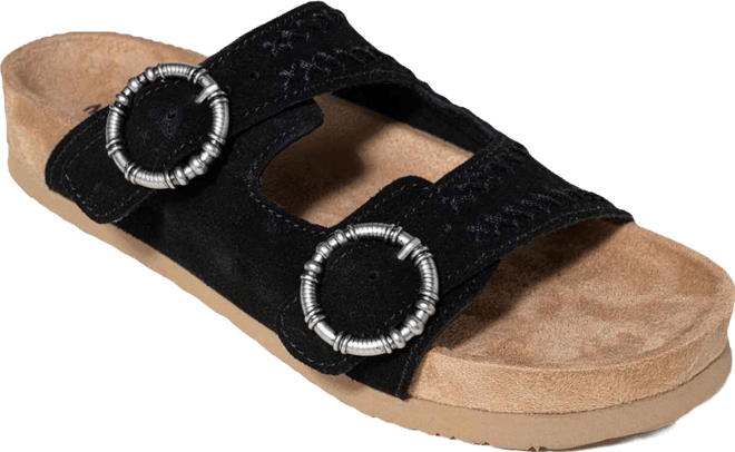 Women's Georgine Classic Suede Buckle Slide Sandals