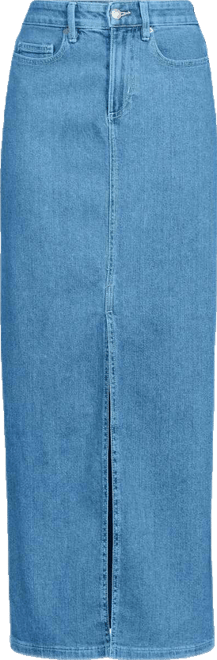 Women's Soft Denim Maxi Skirt